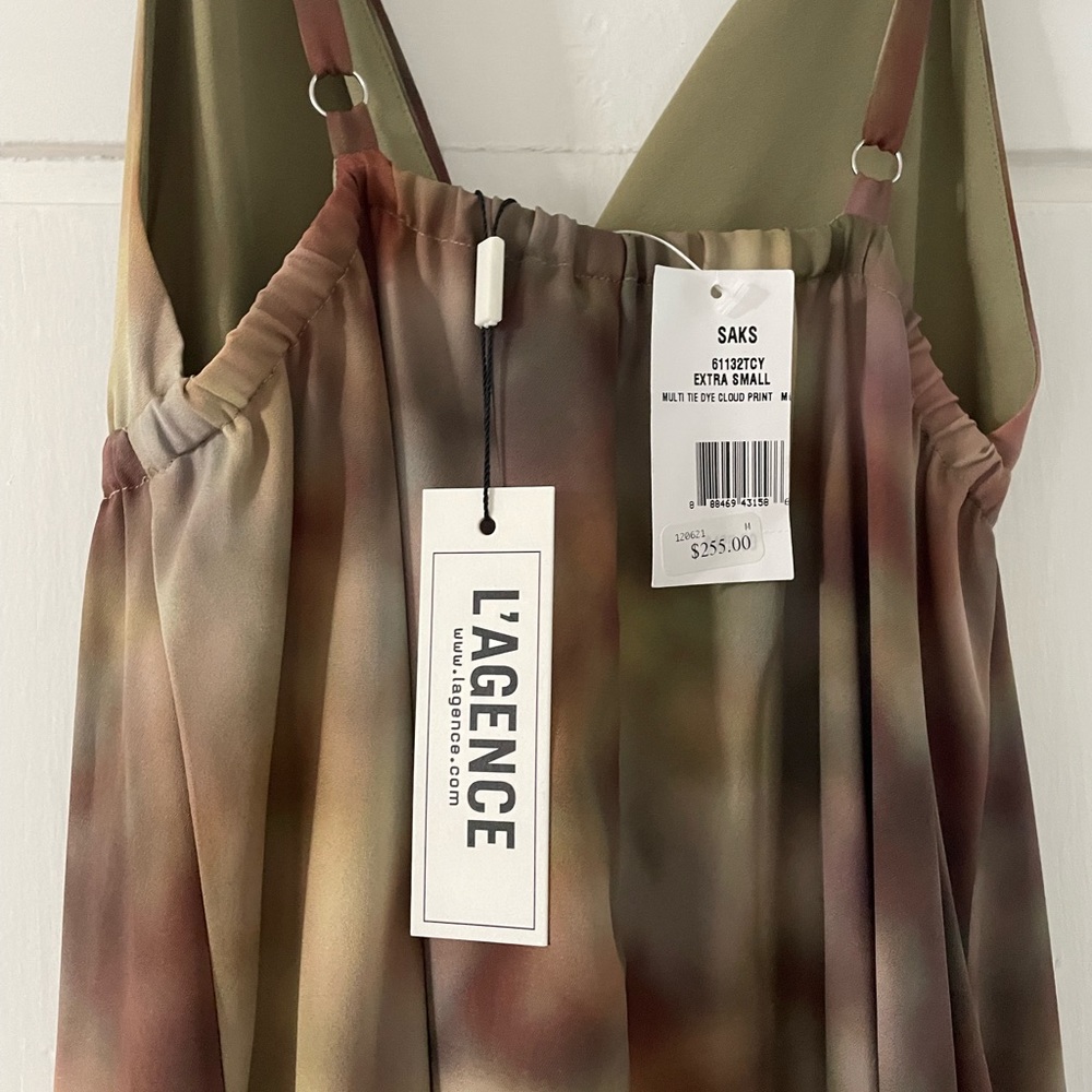 L’agence Sachi Empire-Waist Maxi Dress
